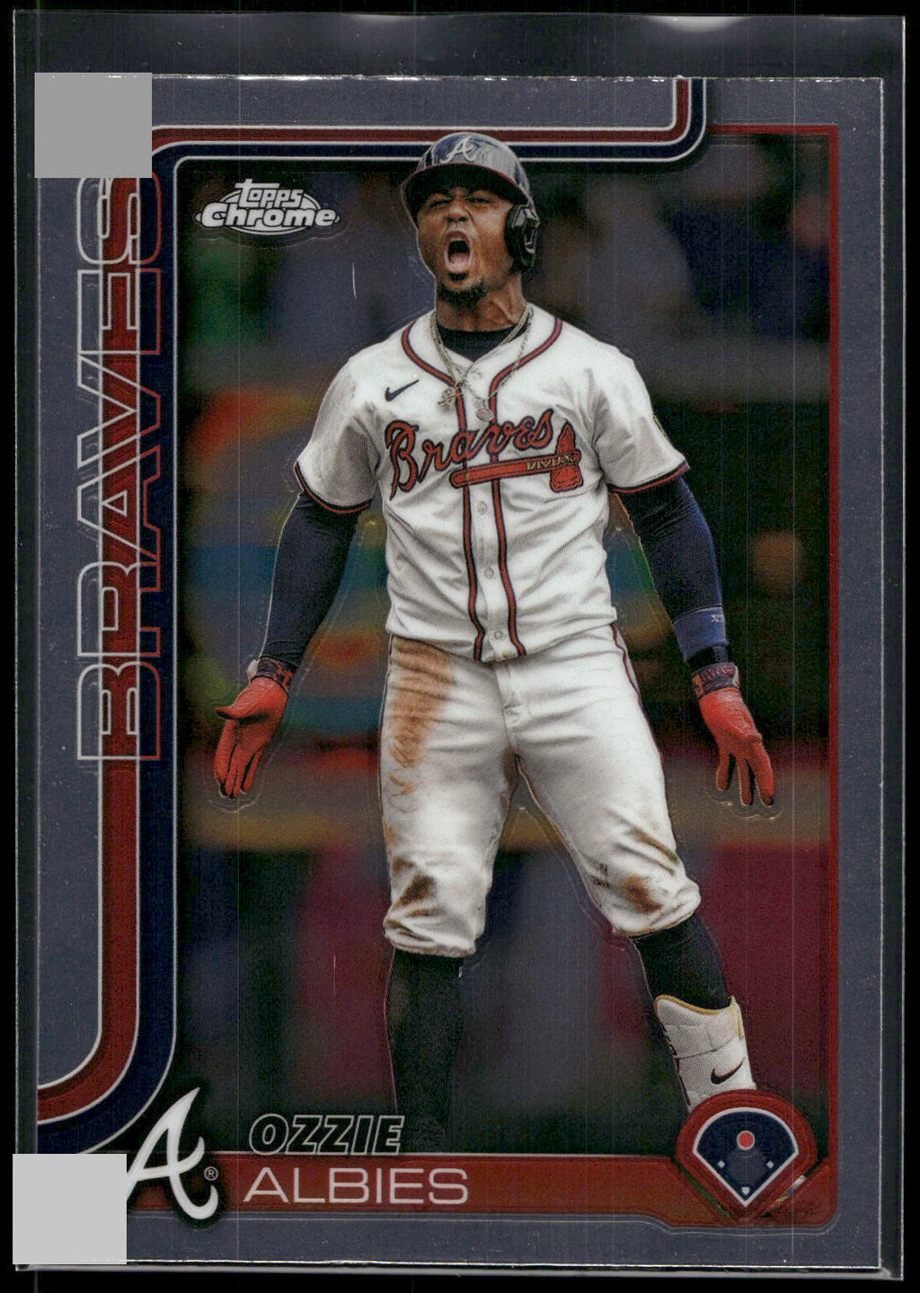 2025 Topps Chrome #206 Ozzie Albies
