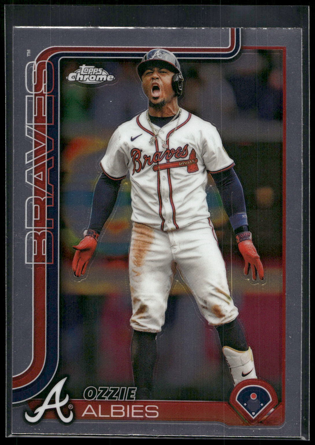 2025 Topps Chrome #206 Ozzie Albies