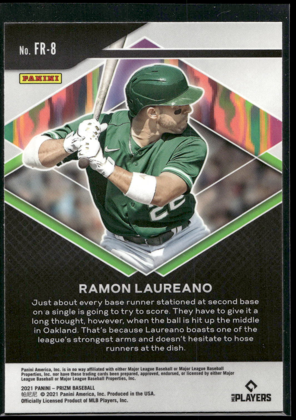2021 Panini Prizm #FR-8 Ramon Laureano Fearless