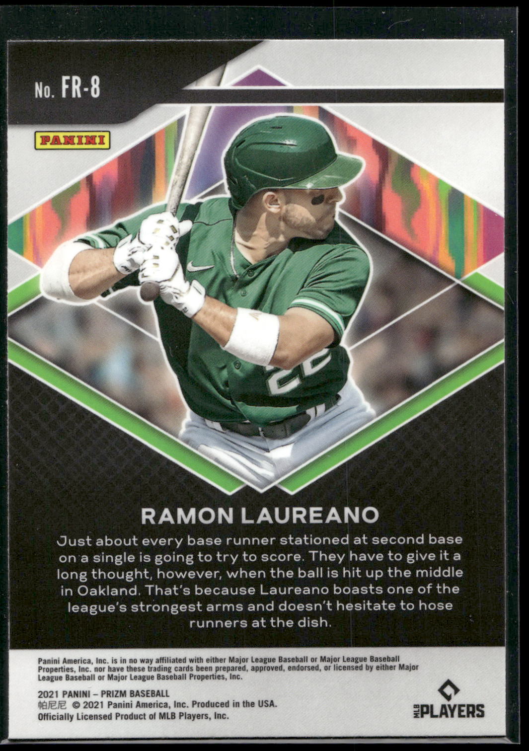 2021 Panini Prizm #FR-8 Ramon Laureano Fearless