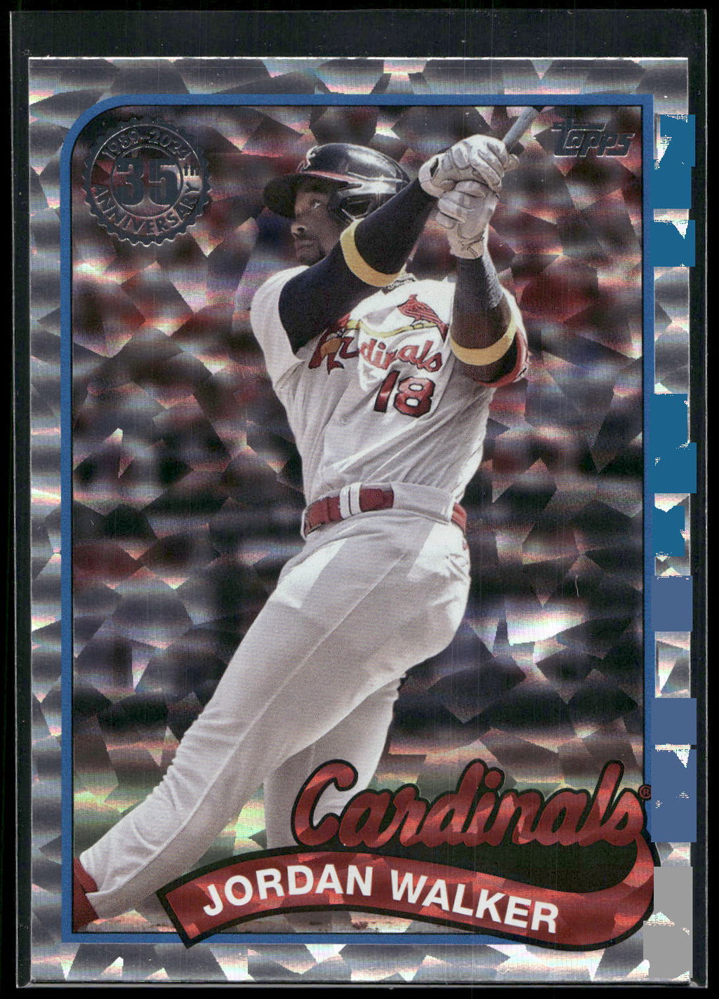 2024 Topps #89B2-31 Jordan Walker 1989 Topps Baseball 35th Foil