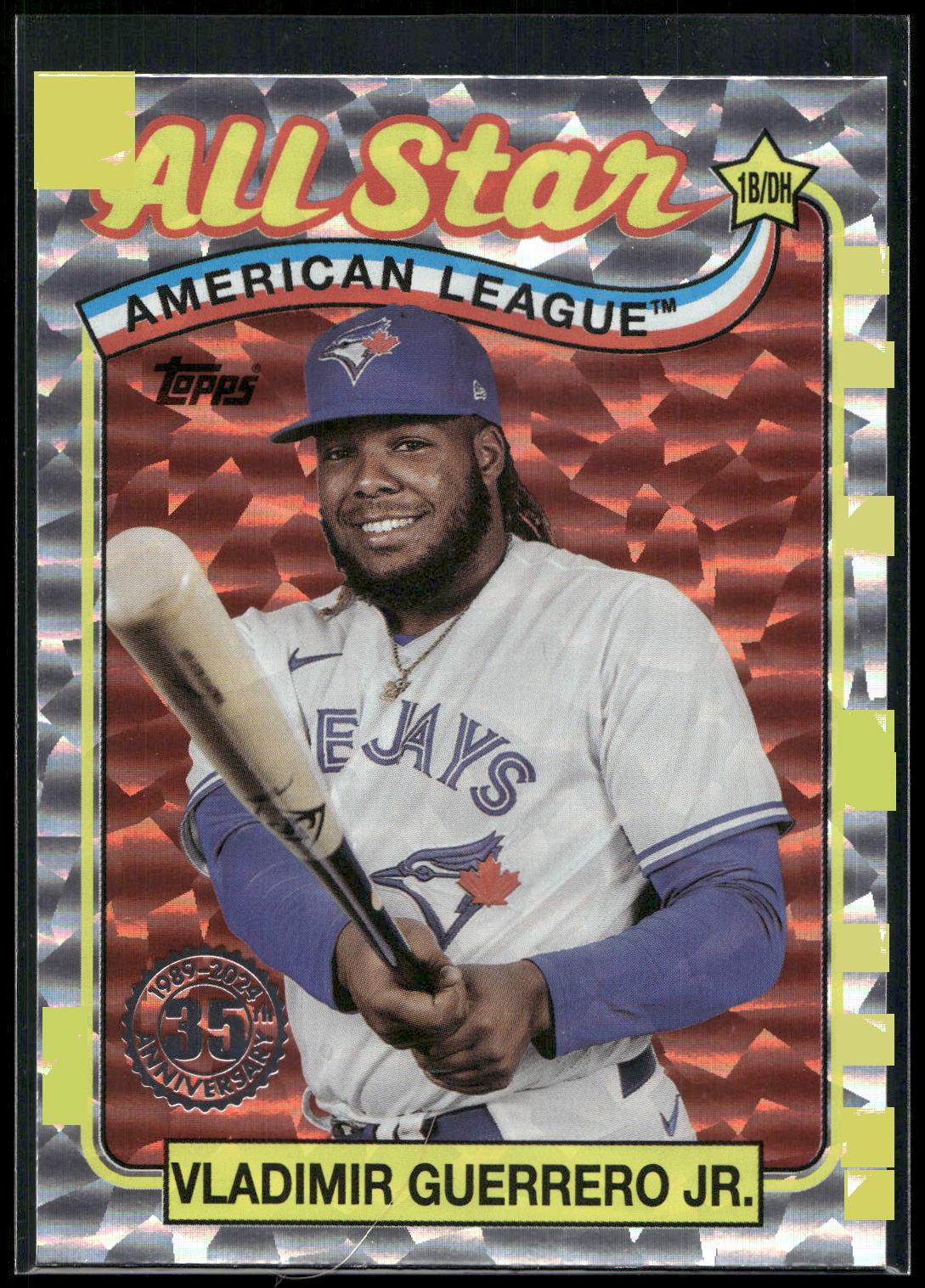 2024 Topps #89ASB-35 Vladimir Guerrero Jr. 1989 Topps Baseball 35th Foil