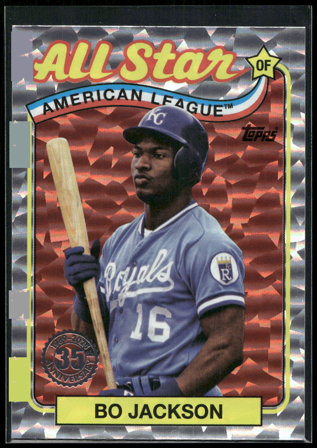 2024 Topps #89ASB-36 Bo Jackson 1989 Topps Baseball 35th Foil