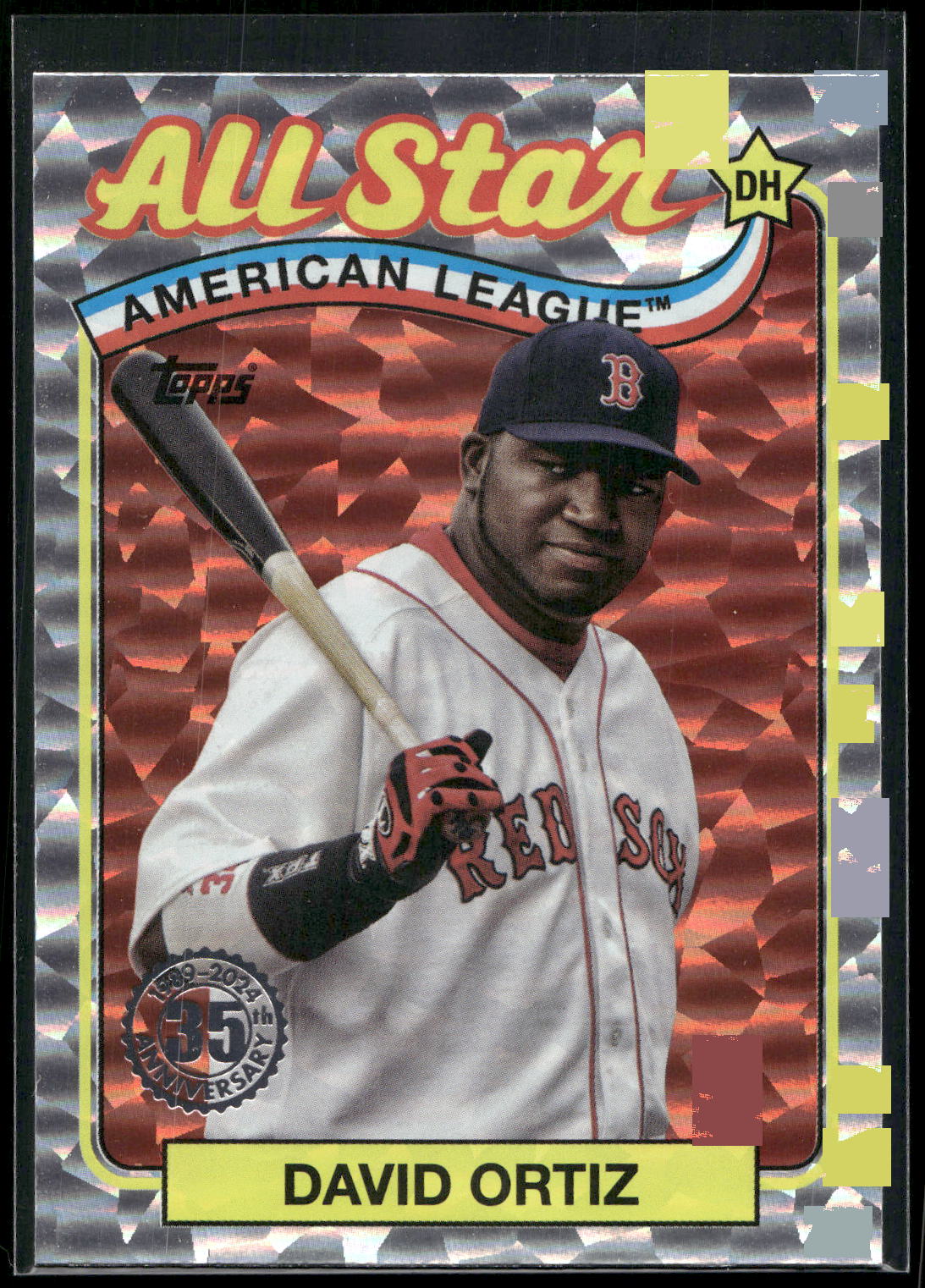 2024 Topps #89ASB-21 David Ortiz 1989 Topps Baseball 35th Foil