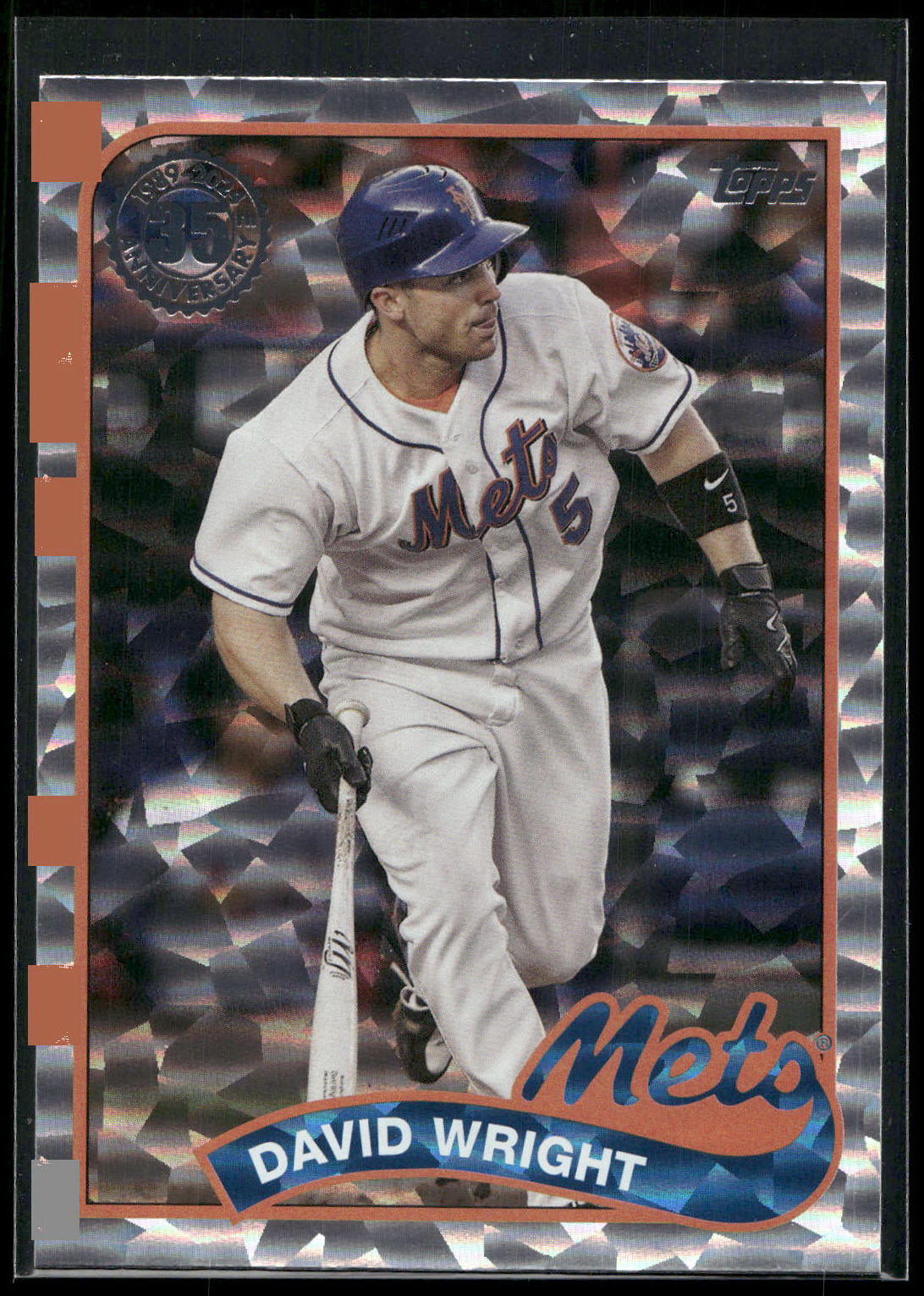 2024 Topps #89B2-15 David Wright 1989 Topps Baseball 35th Foil
