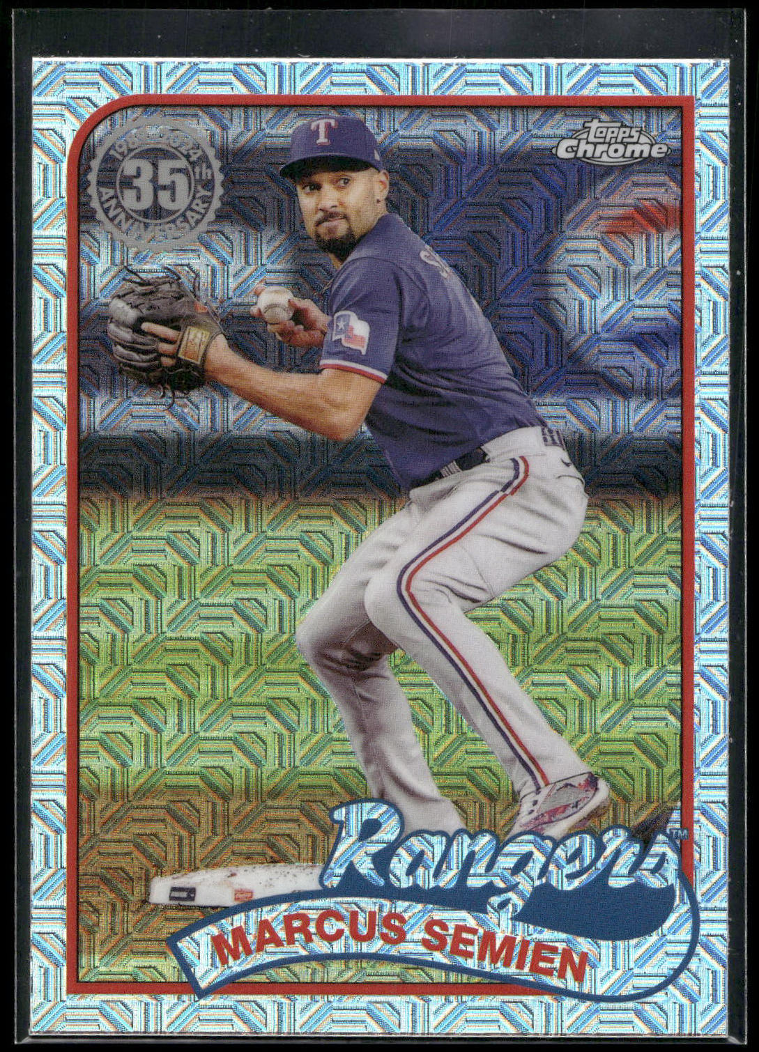2024 Topps #2T89C-71 Marcus Semien 1989 Topps Baseball 35th Chrome