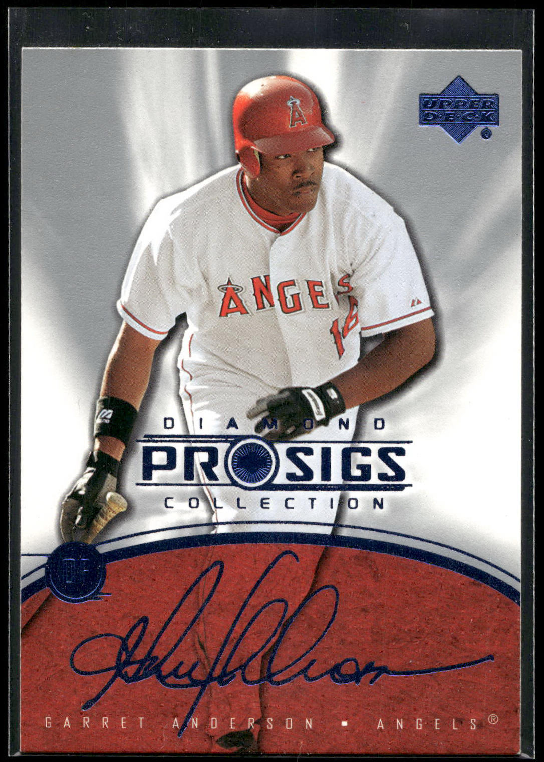 2004 Upper Deck Diamond Collection Pro Sigs #75 Garret Anderson