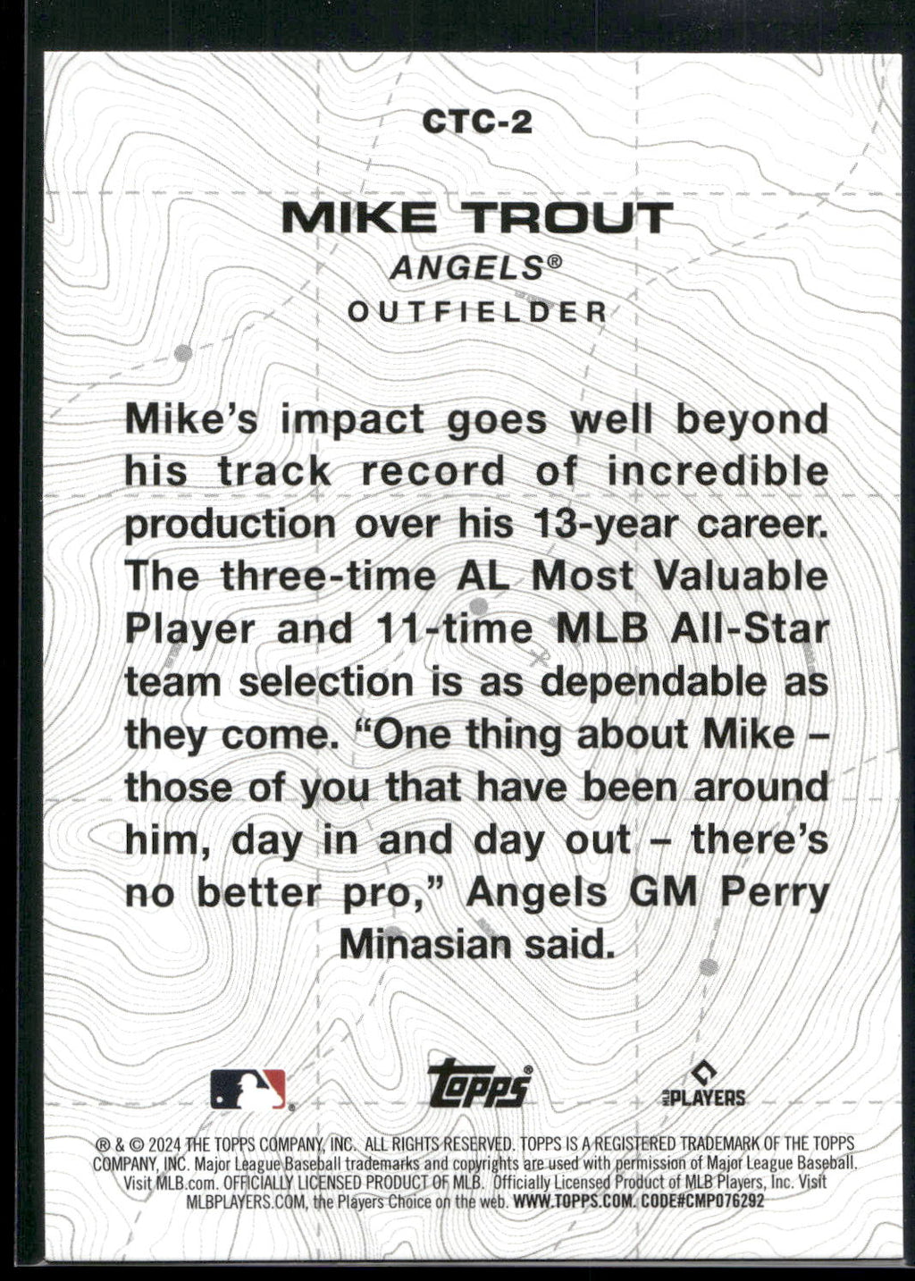 2024 Topps #CTC-2 Mike Trout City to City