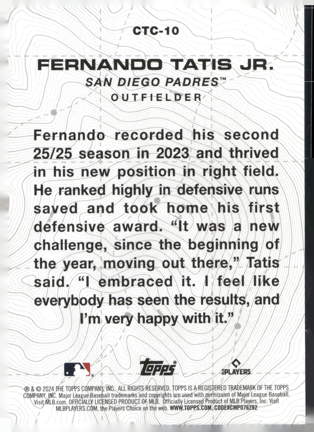 2024 Topps #CTC-10 Fernando Tatis Jr. City to City