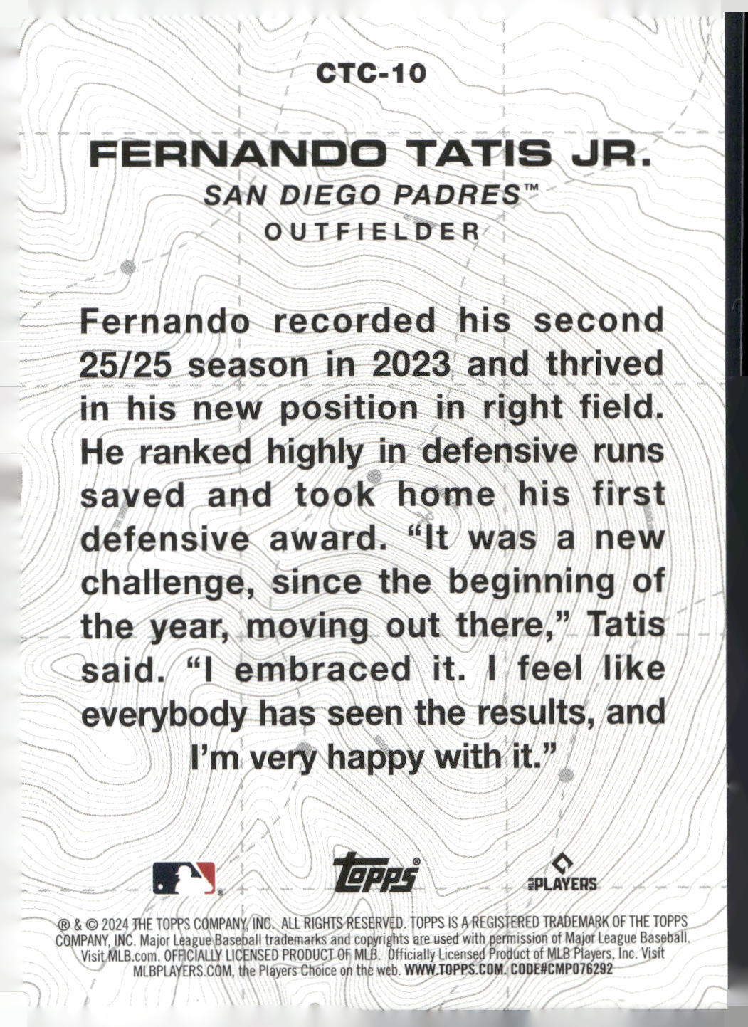 2024 Topps #CTC-10 Fernando Tatis Jr. City to City
