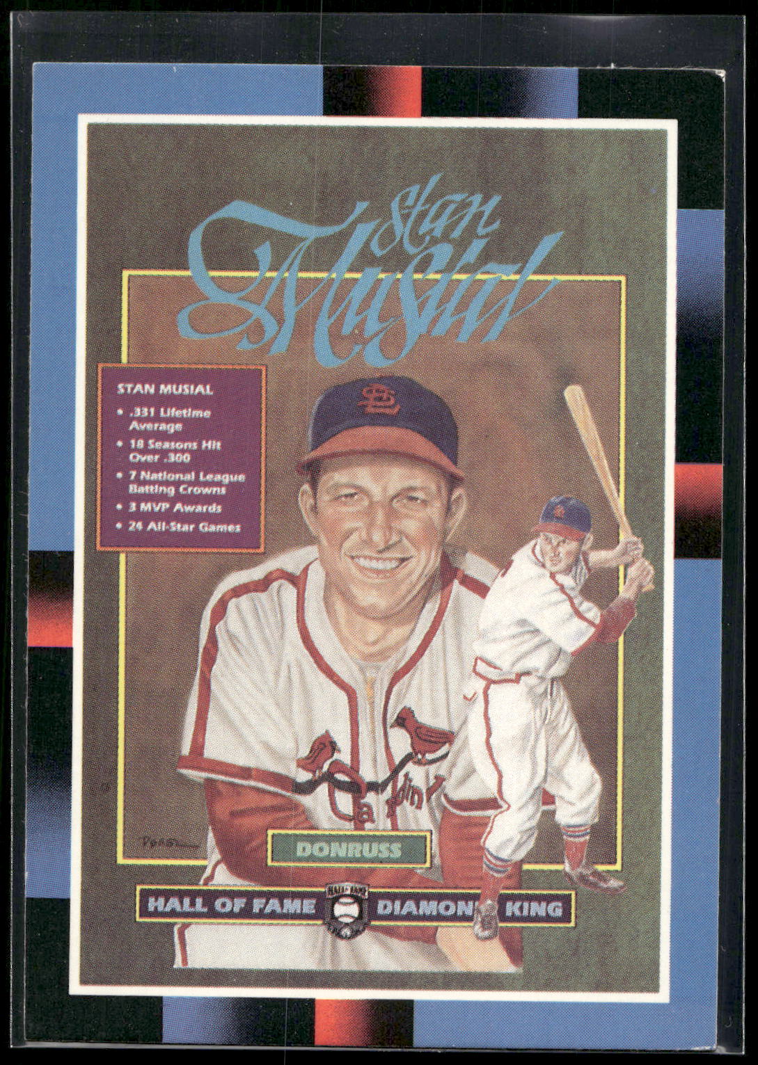 1988 Donruss #641 Stan Musial