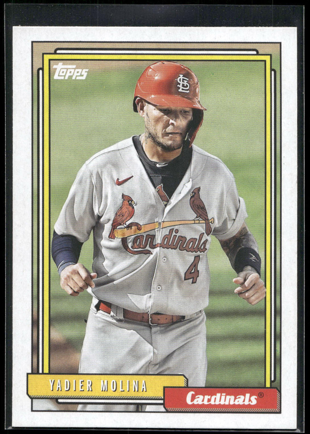 2021 Topps Update #T92-44 Yadier Molina 1992 Topps Redux