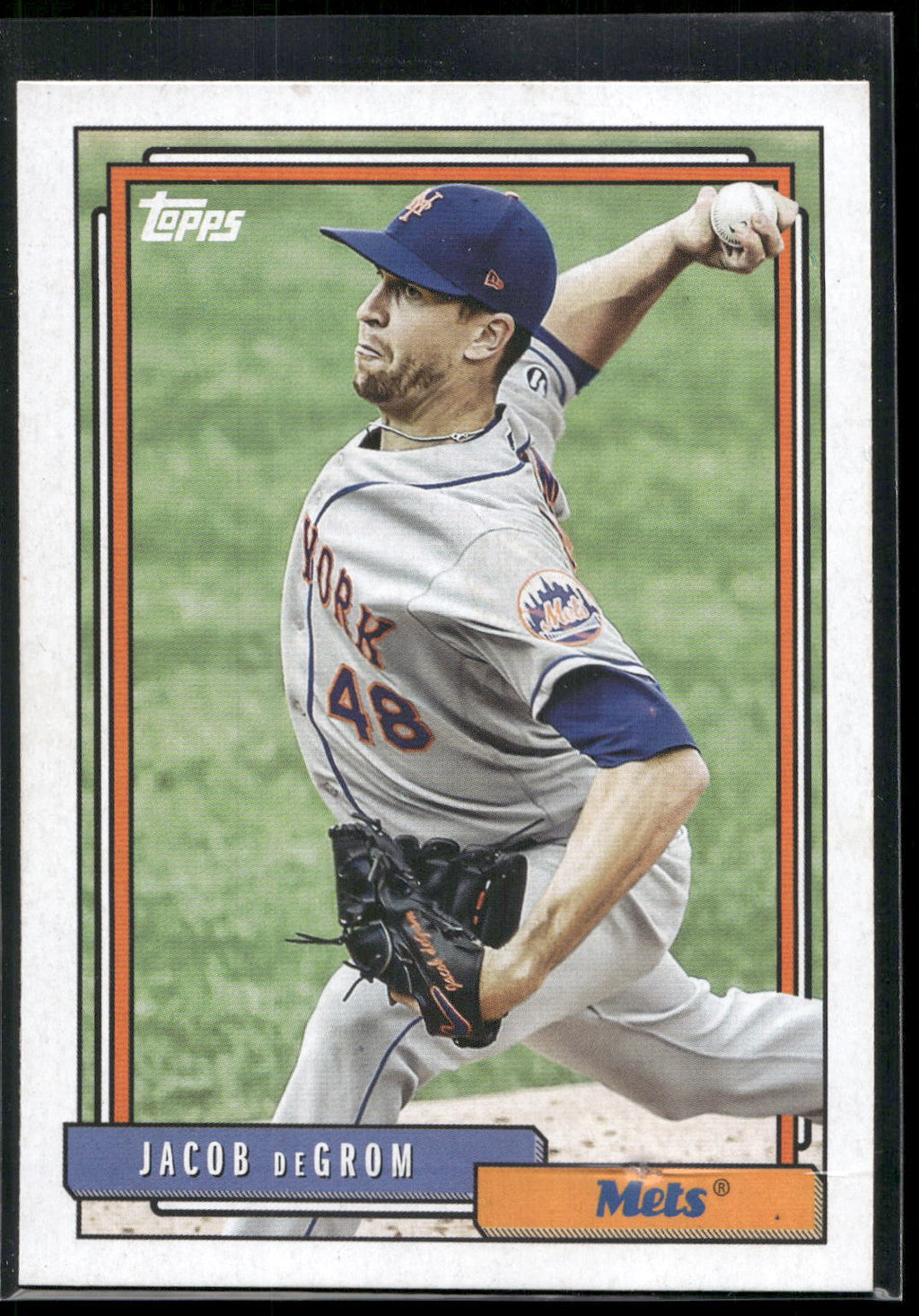 2021 Topps Update #T92-32 Jacob deGrom 1992 Topps Redux