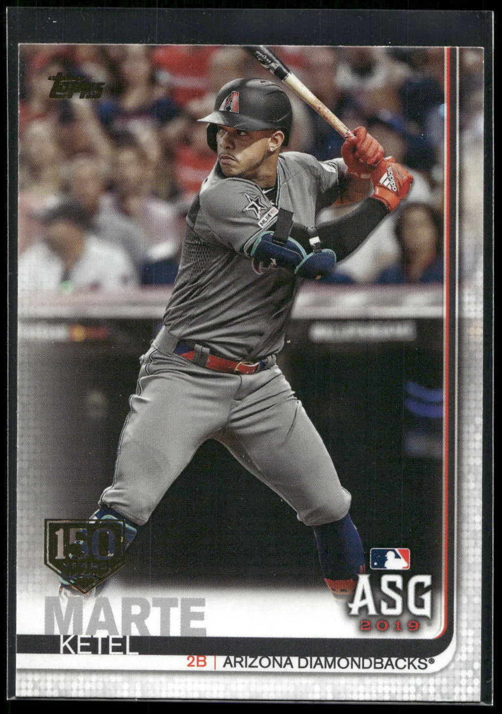 2019 Topps Update #US91 Ketel Marte 150th Anniversary
