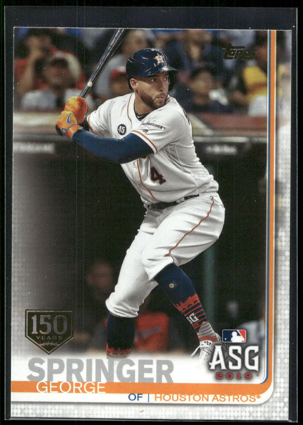 2019 Topps Update #US92 George Springer 150th Anniversary