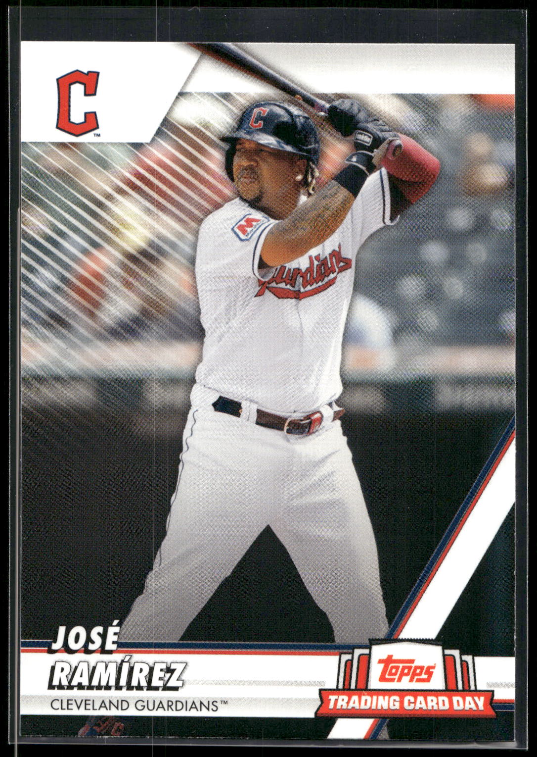 2024 Topps Trading Card Day #NTCD-B9 Jose Ramirez