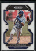2022 Panini Prizm #136 Whit Merrifield White Wave Prizm