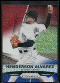 2015 Panini Prizm #74 Henderson Alvarez Red/White/Blue Mojo Prizms