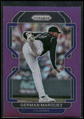 2022 Panini Prizm #104 German Marquez Purple Prizm