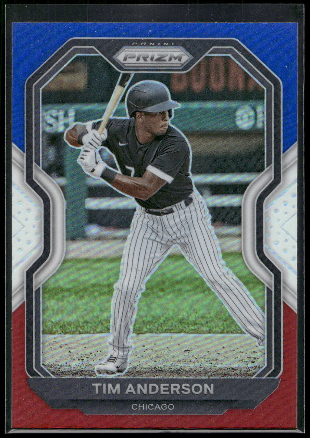 2021 Panini Prizm #71 Tim Anderson Red/White/Blue Prizm