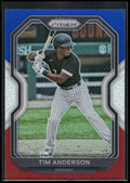 2021 Panini Prizm #71 Tim Anderson Red/White/Blue Prizm
