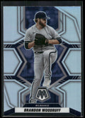 2022 Panini Mosaic #154 Brandon Woodruff Silver Prizm