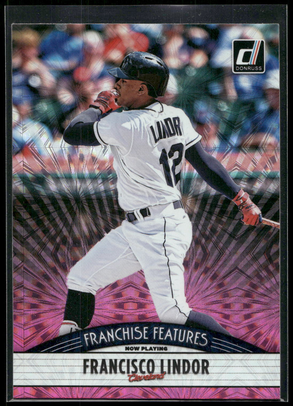 2019 Donruss #FF2 Francisco Lindor / Fernando Tatis Jr. Pink Fireworks