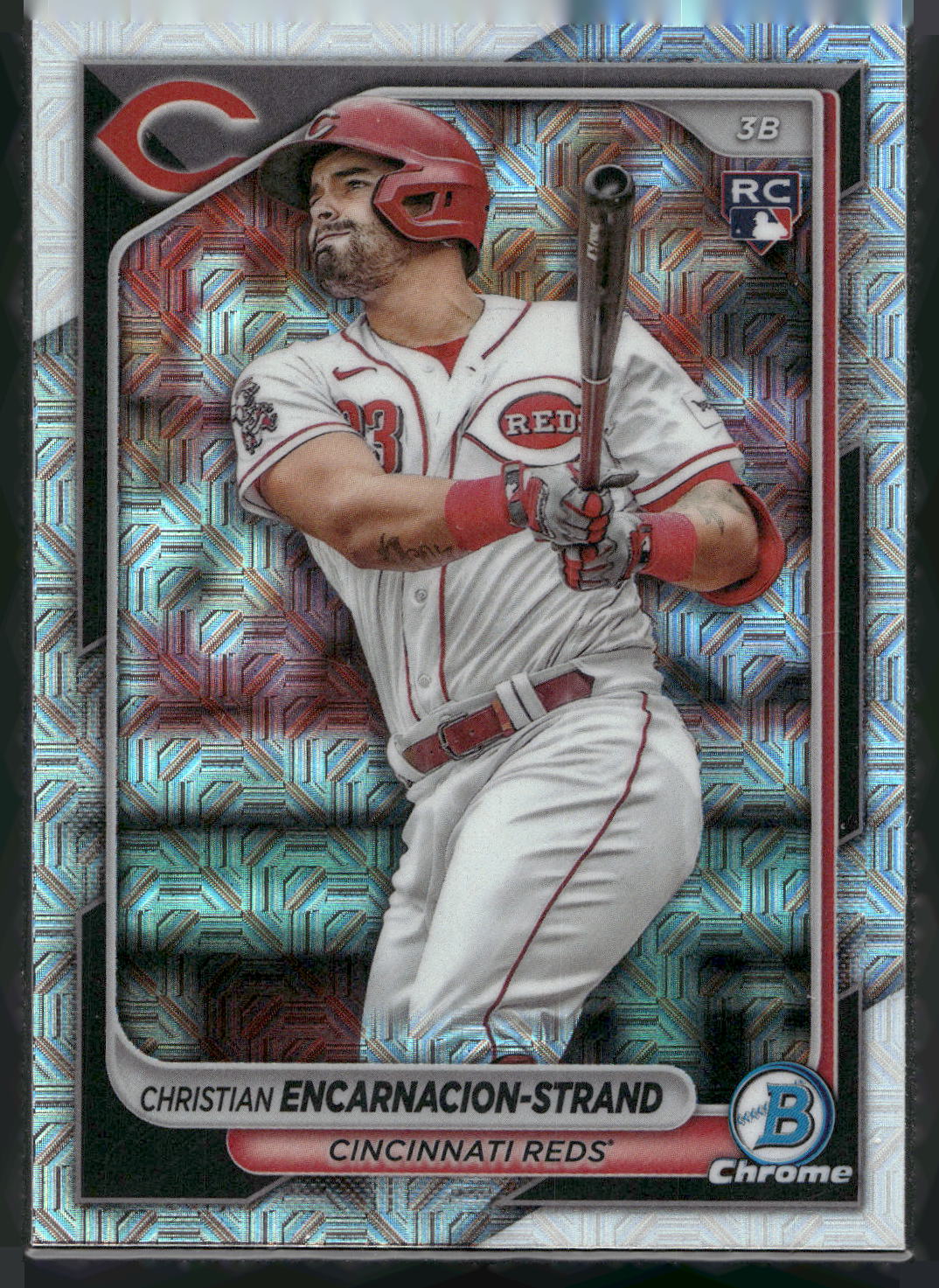 2024 Bowman #79 Christian Encarnacion-Strand Chrome Mojo Refractors