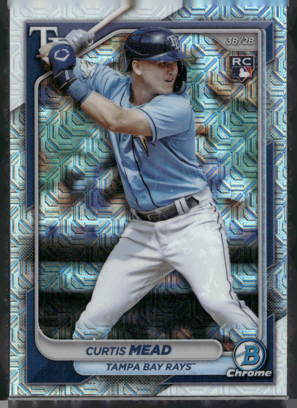 2024 Bowman #28 Curtis Mead Chrome Mojo Refractors