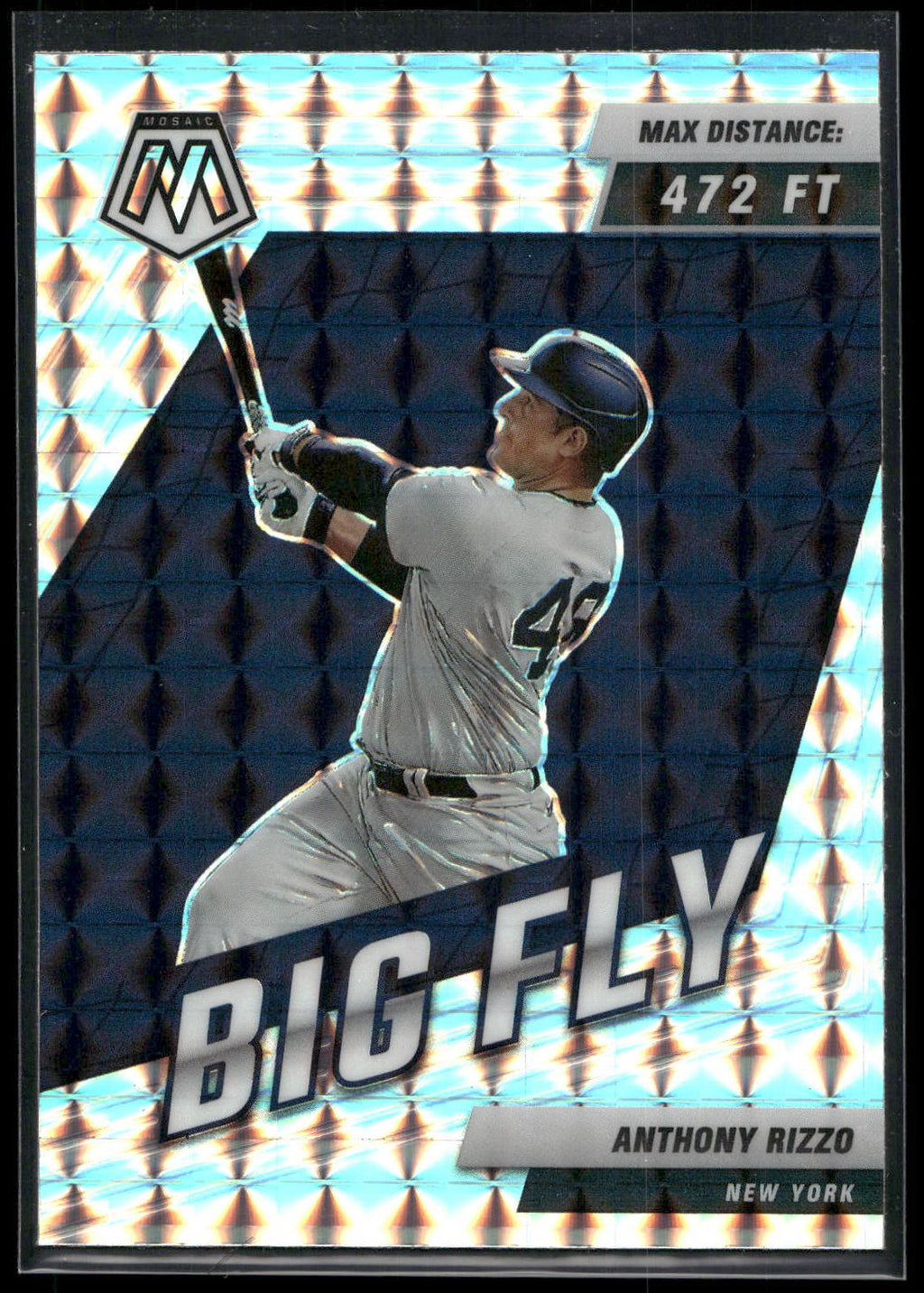 2022 Panini Mosaic #BF-12 Anthony Rizzo Big Fly Mosaic