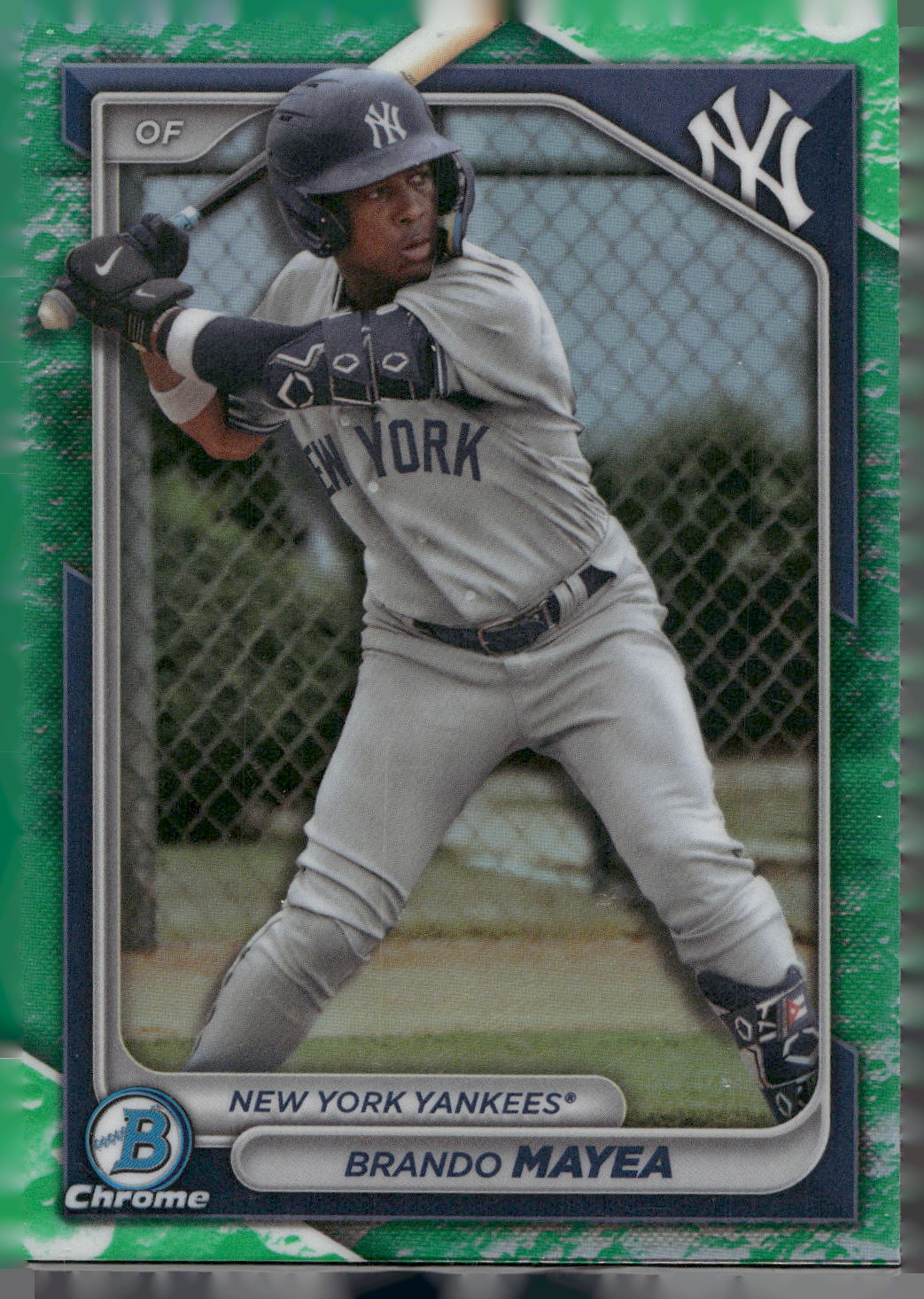 2024 Bowman #BCP-84 Brando Mayea Chrome Prospects Lunar Glow Refractors