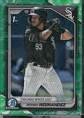 2024 Bowman #BCP-92 Ronny Hernandez Chrome Prospects Lunar Glow Refractors