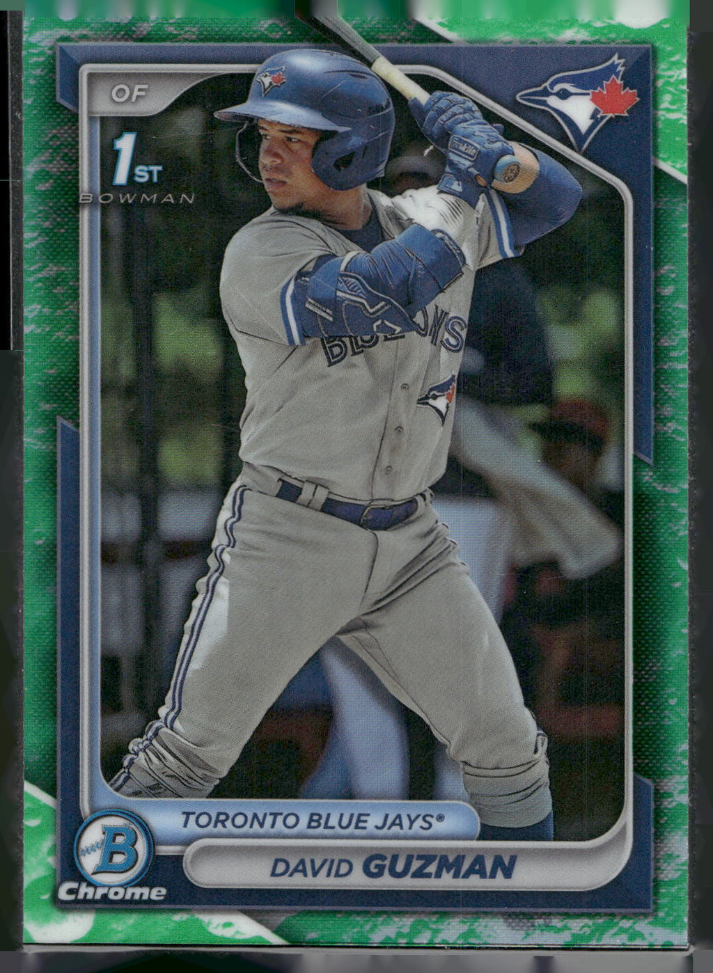 2024 Bowman #BCP-114 David Guzman Chrome Prospects Lunar Glow Refractors