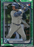 2024 Bowman #BCP-114 David Guzman Chrome Prospects Lunar Glow Refractors