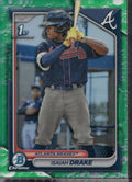 2024 Bowman #BCP-21 Isaiah Drake Chrome Prospects Lunar Glow Refractors