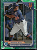 2024 Bowman #BCP-59 Daiverson Gutierrez Chrome Prospects Lunar Glow Refractors
