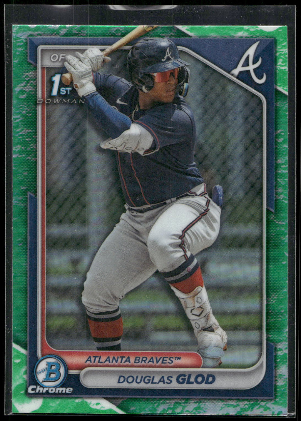2024 Bowman #BCP-11 Douglas Glod Chrome Prospects Lunar Glow Refractors