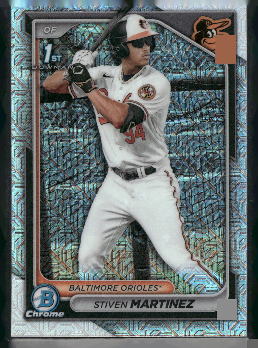 2024 Bowman Chrome #BCP-229 Stiven Martinez Prospects Mojo Refractors