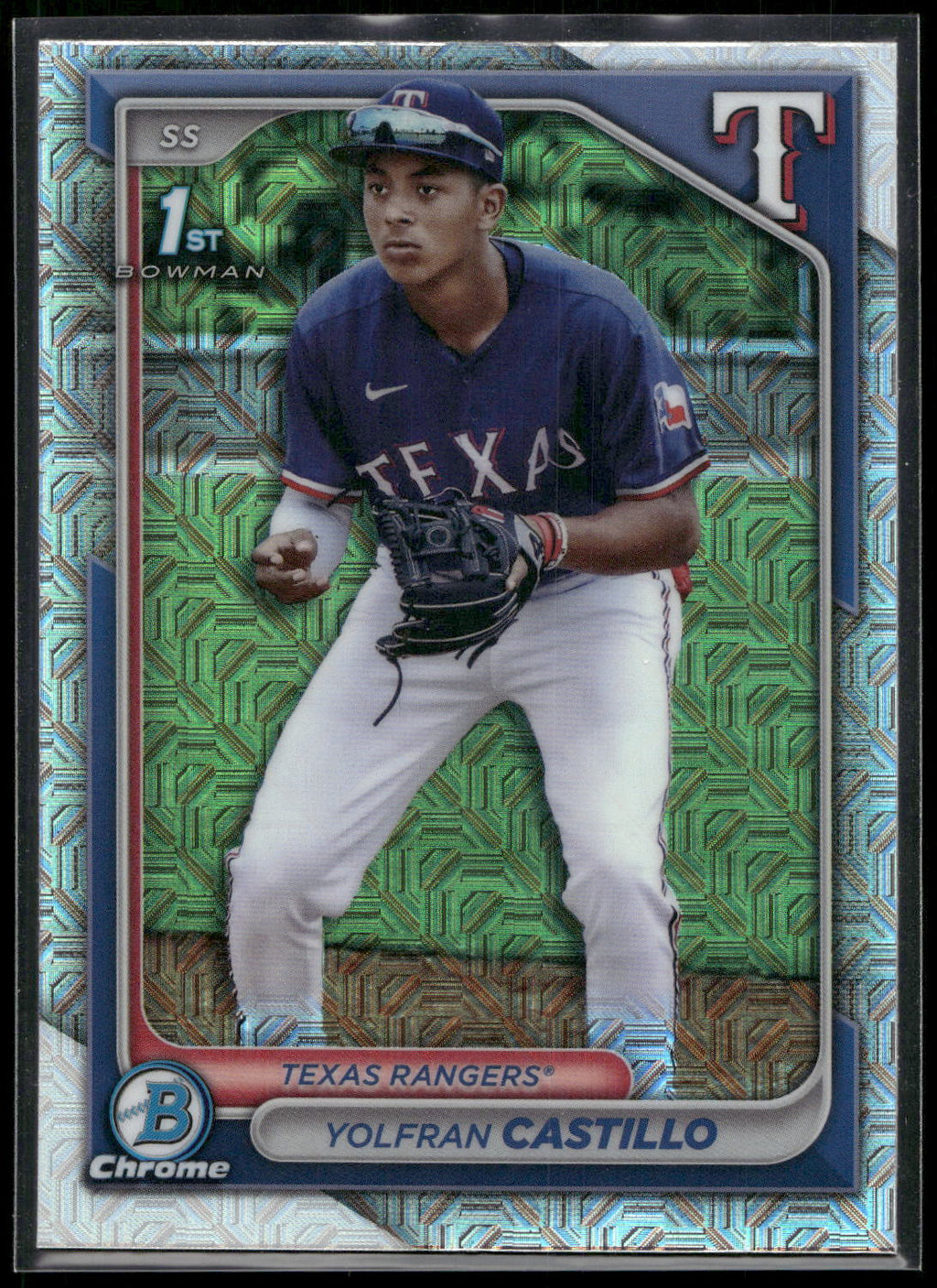 2024 Bowman Chrome #BCP-159 Yolfran Castillo Prospects Mojo Refractors