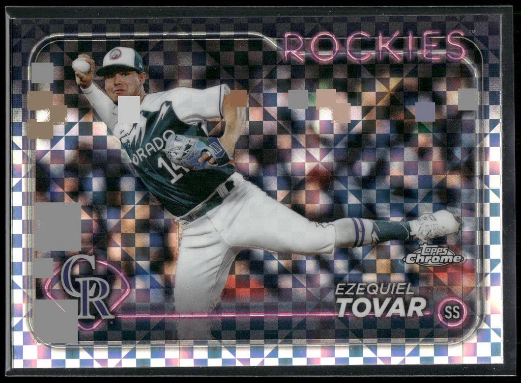 2024 Topps Chrome #105 Ezequiel Tovar X-Fractors