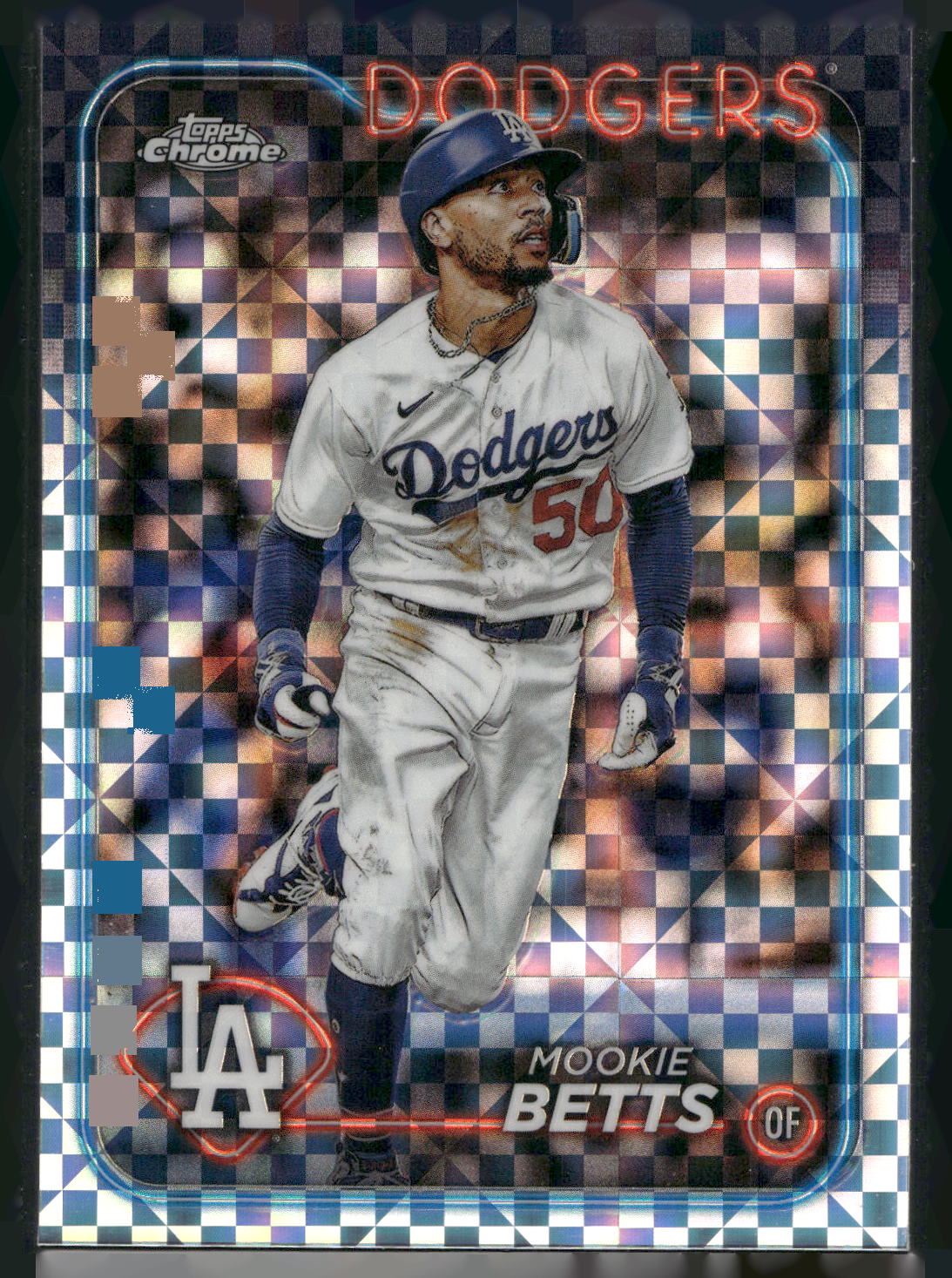 2024 Topps Chrome #296 Mookie Betts X-Fractors