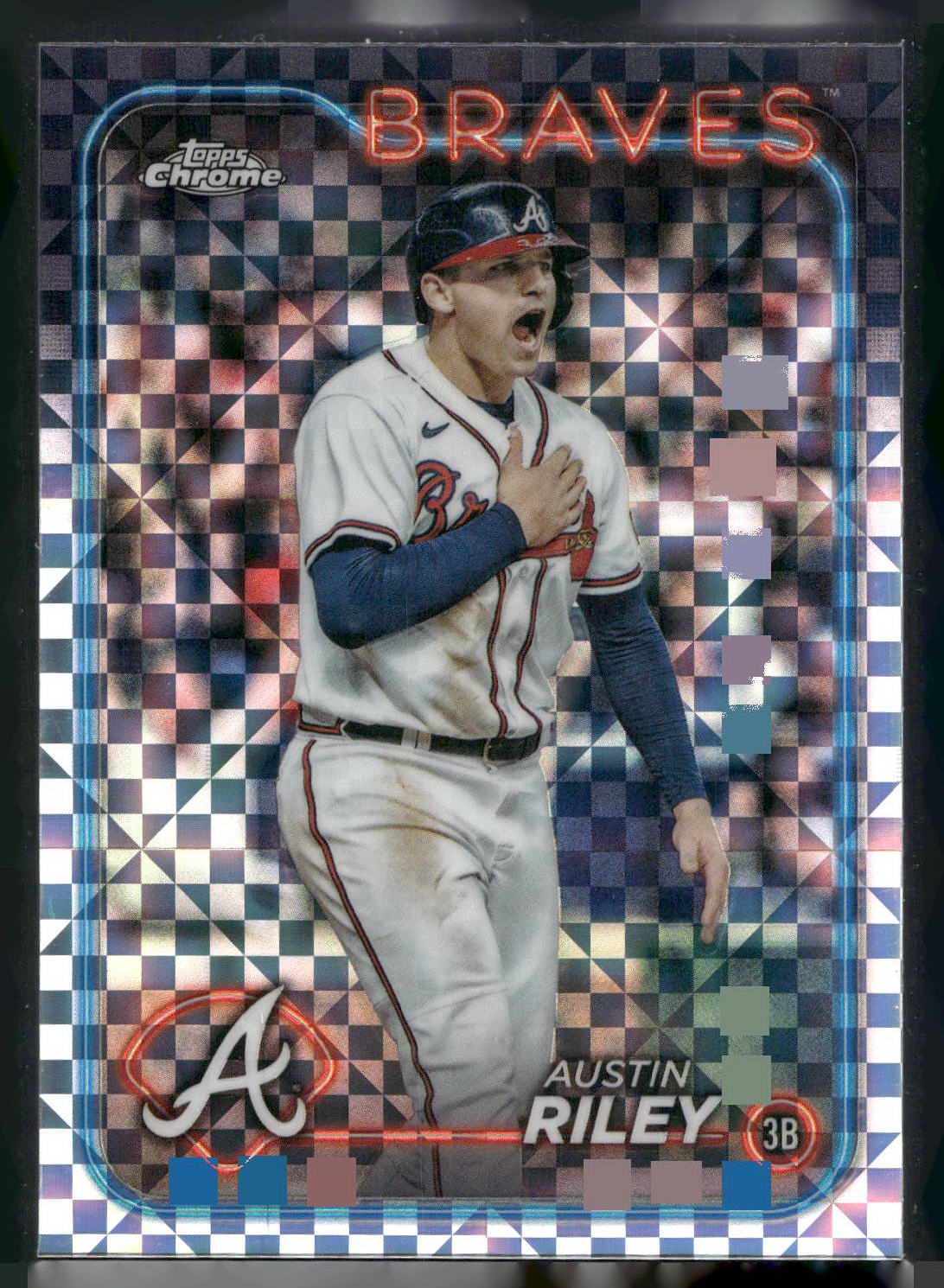 2024 Topps Chrome #84 Austin Riley X-Fractors
