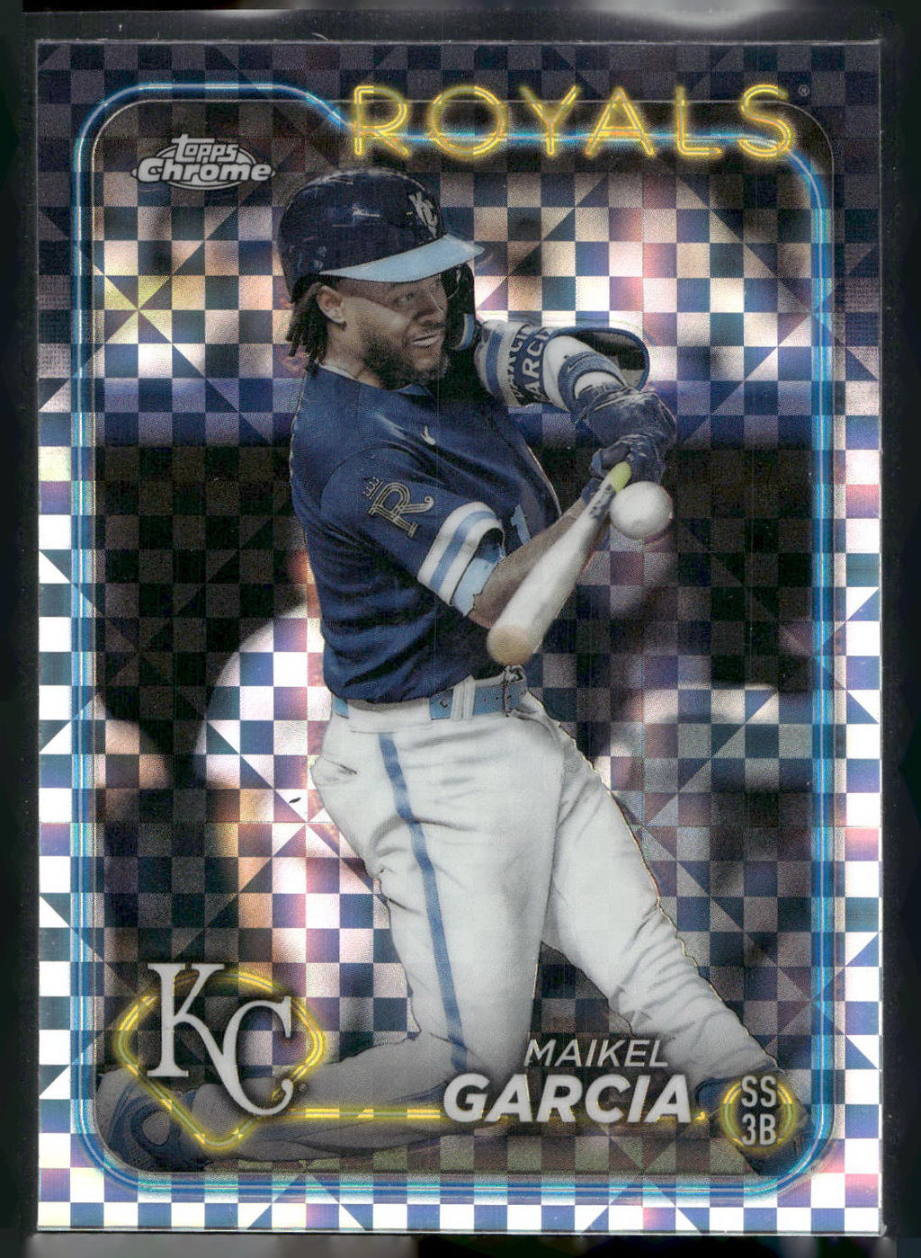 2024 Topps Chrome #246 Maikel Garcia X-Fractors