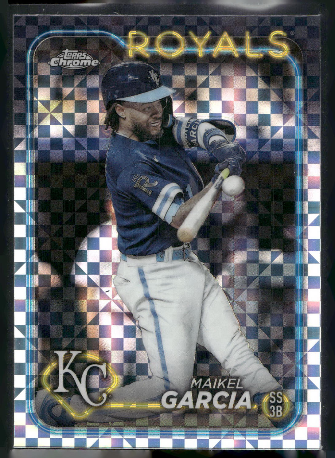 2024 Topps Chrome #246 Maikel Garcia X-Fractors
