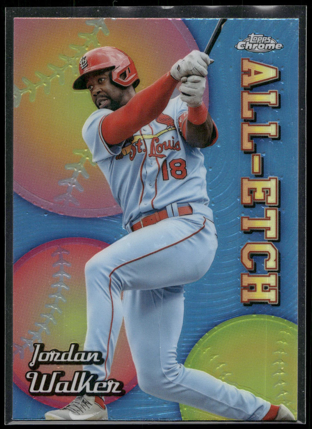 2024 Topps Chrome #CAE-23 Jordan Walker Chrome All-Etch
