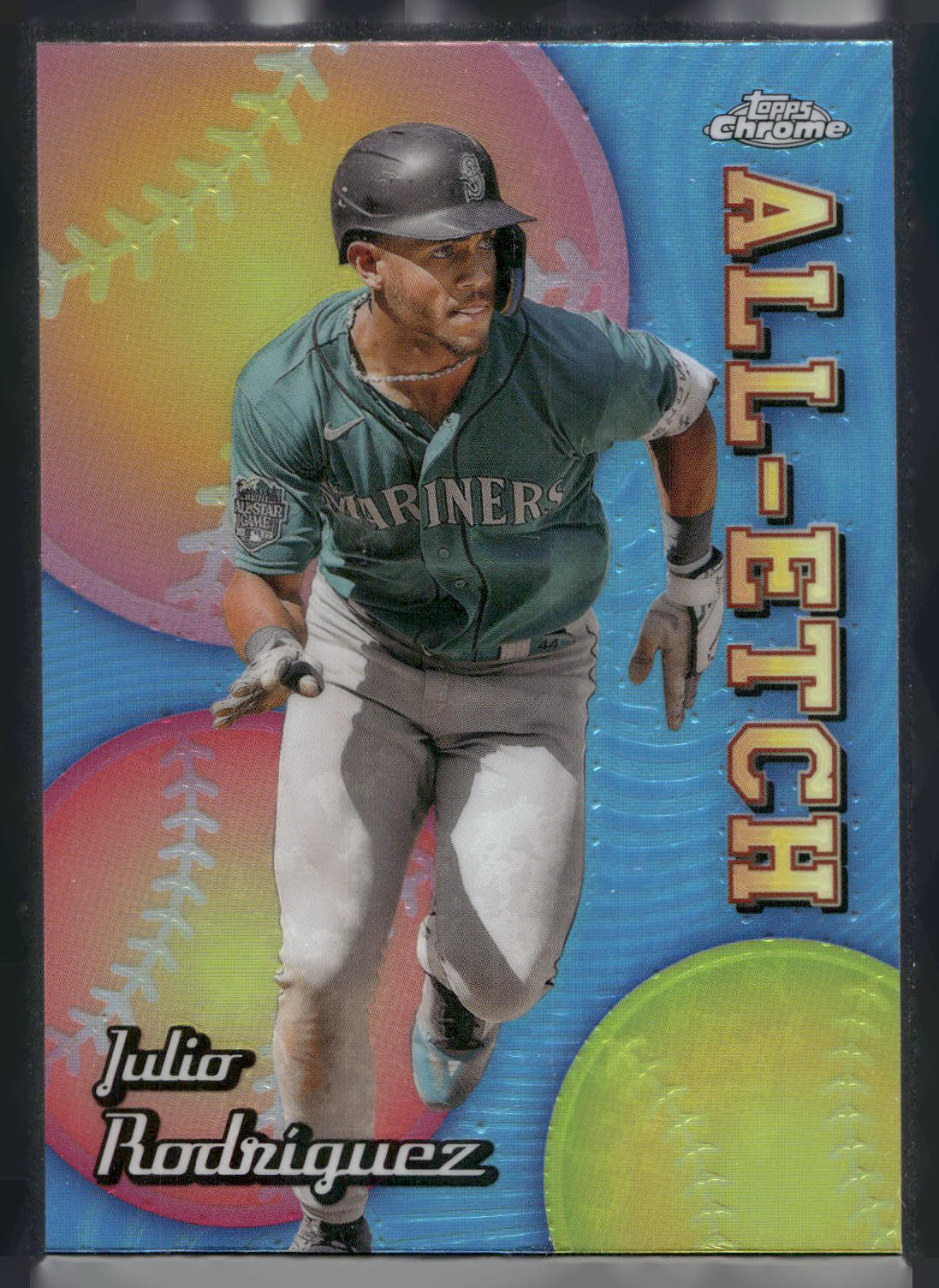2024 Topps Chrome #CAE-7 Julio Rodriguez Chrome All-Etch
