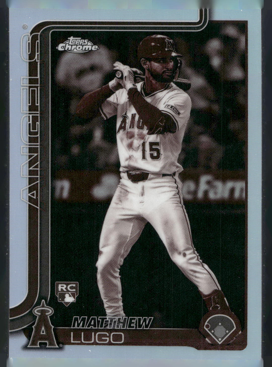 2025 Topps Chrome Update #USC166 Matthew Lugo Sepia Refractors