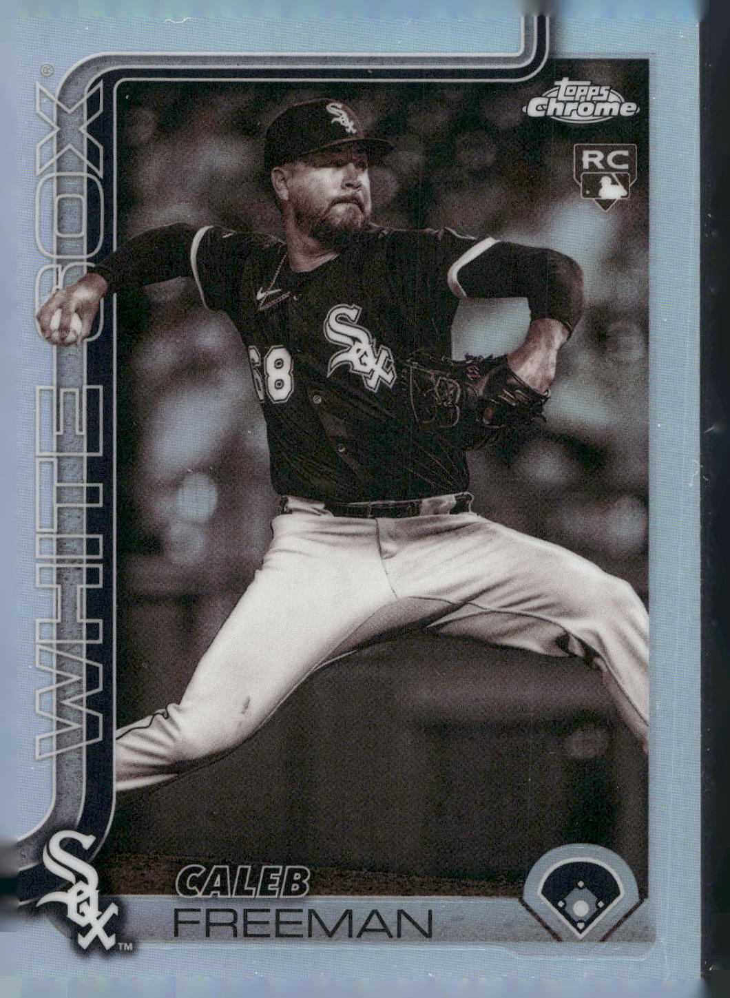 2025 Topps Chrome Update #USC124 Caleb Freeman Sepia Refractors