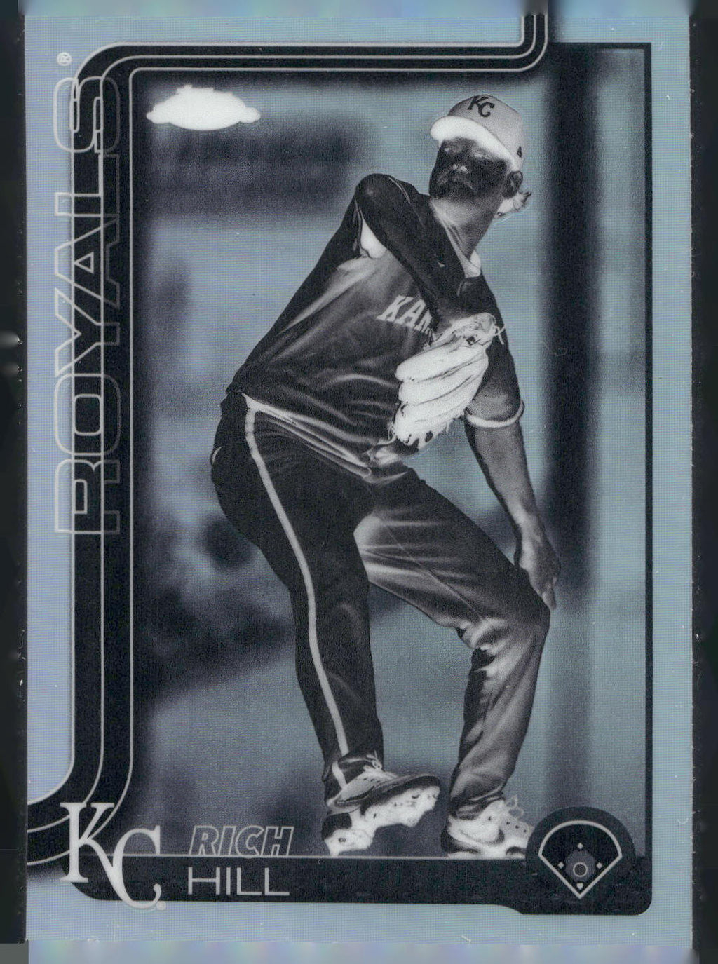 2025 Topps Chrome Update #USC64 Rich Hill Negative Refractors
