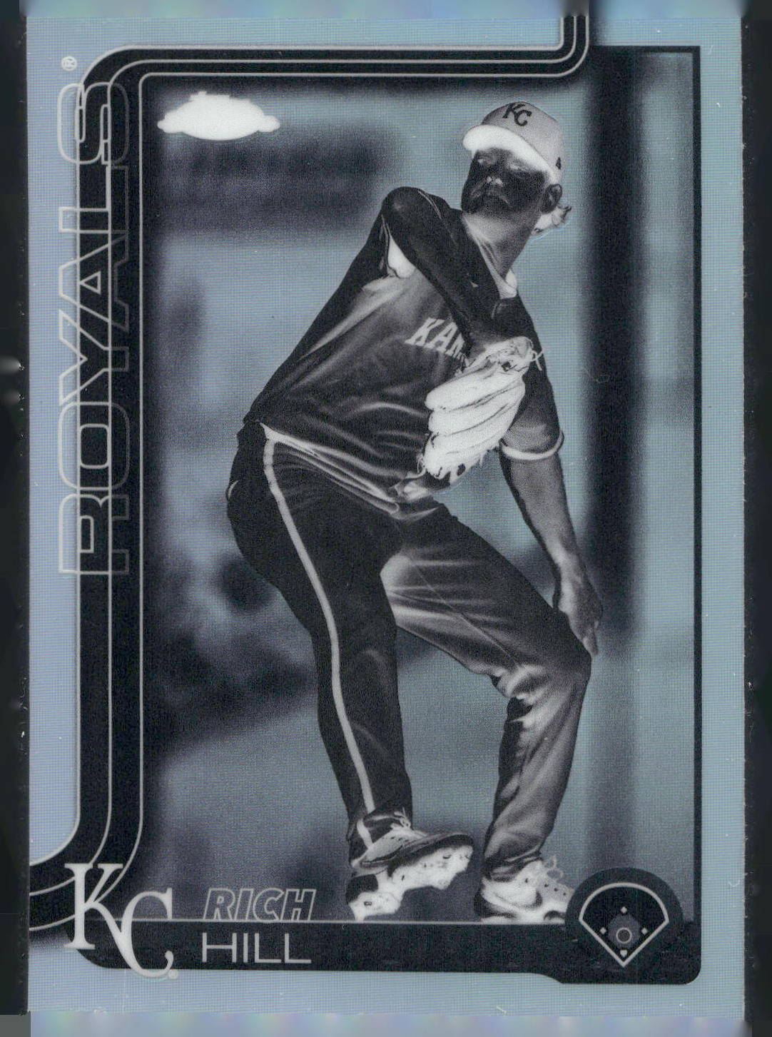 2025 Topps Chrome Update #USC64 Rich Hill Negative Refractors